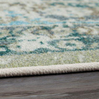 Mohawk Prismatic Zaire Aqua Area Rug