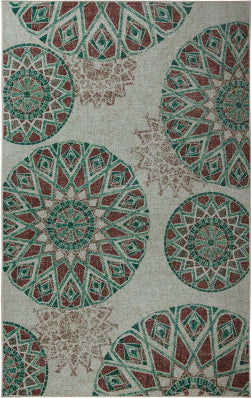 Mohawk Prismatic Clovis Green Area Rug