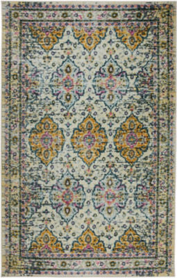 Mohawk Prismatic Ellington Yellow Area Rug