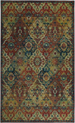 Mohawk Prismatic Cole Red Area Rug