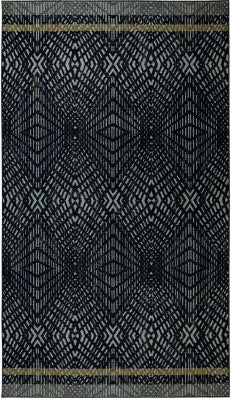 Mohawk Prismatic Storey Black Area Rug