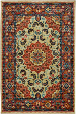 Mohawk Prismatic Freya Red Area Rug