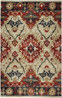 Mohawk Prismatic Tierney Red Area Rug