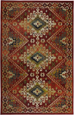 Mohawk Prismatic Azuros Red Area Rug
