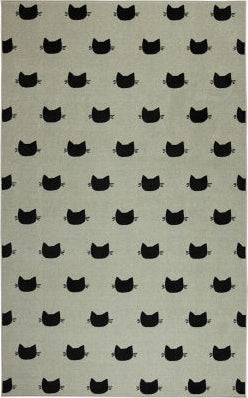 Mohawk Prismatic Kitty Cat Cream Area Rug