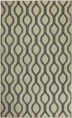 Mohawk Prismatic Ogee Fret Cream Area Rug