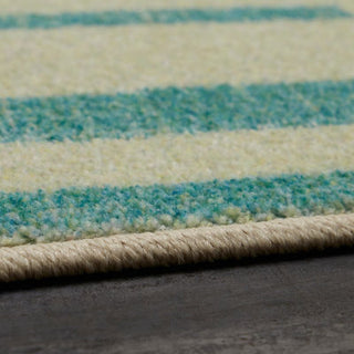 Mohawk Prismatic Augusta Stripe Light Blue Area Rug