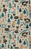 Mohawk Prismatic Raccoon Woodland Cream Area Rug