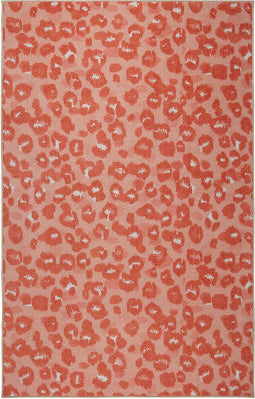 Mohawk Prismatic Hip Leopard Pink Area Rug