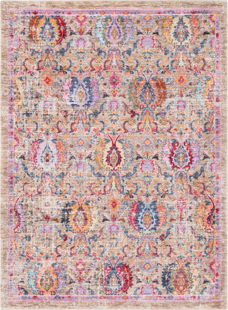 Surya Rumi RUM-2300 Bright Pink Purple Dark Red Blue Tan Medium Gray Butter Orange Taupe Pear Black Area Rug main image