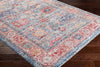 Surya Rumi RUM-2301 Bright Blue Dark Aqua Orange Red Pink Butter Purple Green Tan Pear Taupe Medium Gray Area Rug Corner Image