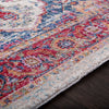 Surya Rumi RUM-2304 Dark Red Bright Pink Blue Orange Butter Aqua Tan Medium Gray Taupe Pear Area Rug Texture Image