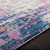 Surya Rumi RUM-2309 Dark Red Bright Orange Pink Blue Aqua Purple Green Tan Taupe Pear Area Rug Texture Image