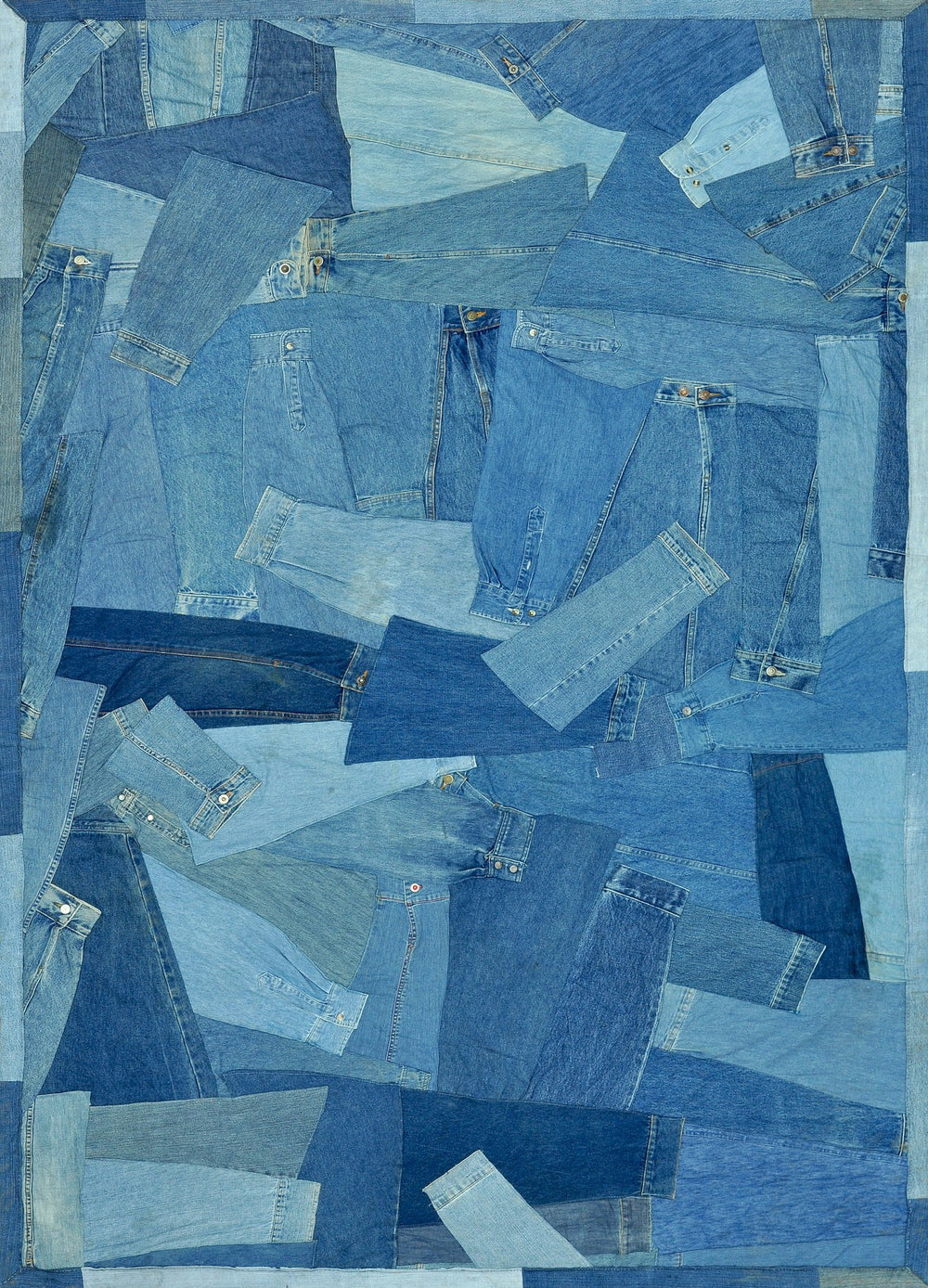 Loloi Runway RY-01 Denim Sleeves Area Rug