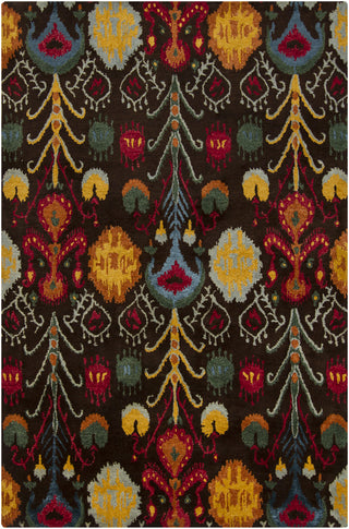 Chandra Rupec RUP-39609 Brown/Blue/Red/Yellow/Green/Orange Area Rug main image