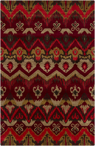 Chandra Rupec RUP-39618 Red/Gold/Black/Taupe Area Rug main image