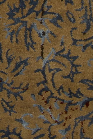 Chandra Rupec RUP-39624 Brown/Blue Area Rug Close Up