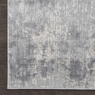 Rustic Textures RUS01 Ivory/Silver Area Rug by Nourison