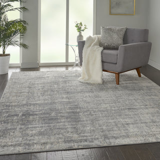 Rustic Textures RUS01 Ivory/Silver Area Rug by Nourison