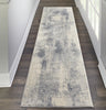 Rustic Textures RUS02 Blue/Ivory Area Rug by Nourison