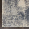 Rustic Textures RUS02 Blue/Ivory Area Rug by Nourison