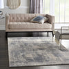 Rustic Textures RUS02 Blue/Ivory Area Rug by Nourison