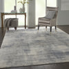 Rustic Textures RUS02 Blue/Ivory Area Rug by Nourison