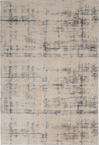 Rustic Textures RUS06 Ivory/Blue Area Rug by Nourison