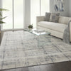 Rustic Textures RUS06 Ivory/Blue Area Rug by Nourison