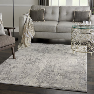 Rustic Textures RUS07 Grey/Beige Area Rug by Nourison