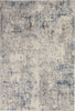 Rustic Textures RUS07 Ivory/Grey-Blue Area Rug by Nourison
