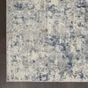Rustic Textures RUS07 Ivory/Grey-Blue Area Rug by Nourison