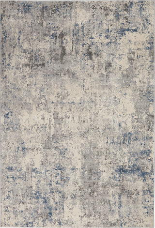 Rustic Textures RUS07 Ivory/Grey-Blue Area Rug by Nourison