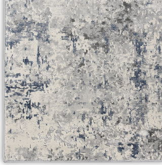 Rustic Textures RUS07 Ivory/Grey-Blue Area Rug by Nourison