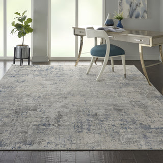 Rustic Textures RUS07 Ivory/Grey-Blue Area Rug by Nourison