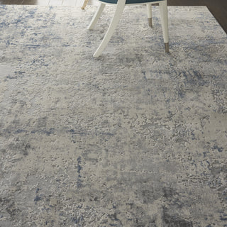 Rustic Textures RUS07 Ivory/Grey-Blue Area Rug by Nourison