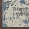 Rustic Textures RUS08 Grey/Blue Area Rug by Nourison