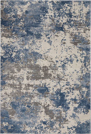 Rustic Textures RUS08 Grey/Blue Area Rug by Nourison