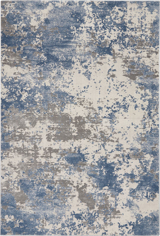 Rustic Textures RUS08 Grey/Blue Area Rug by Nourison