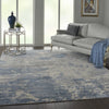 Rustic Textures RUS08 Grey/Blue Area Rug by Nourison