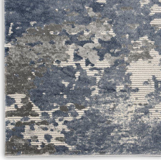 Rustic Textures RUS08 Grey/Blue Area Rug by Nourison