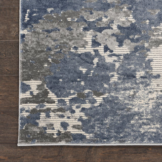 Rustic Textures RUS08 Grey/Blue Area Rug by Nourison