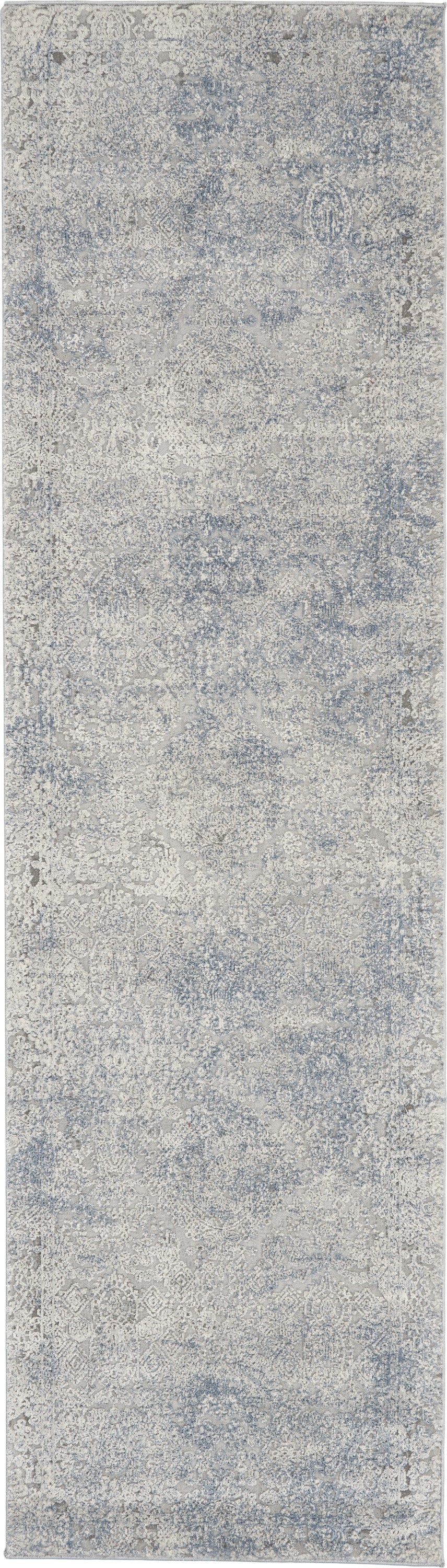 Rustic Textures RUS09 Ivory/Light Blue Area Rug by Nourison ...