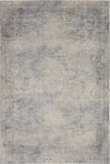 Rustic Textures RUS09 Ivory/Light Blue Area Rug by Nourison