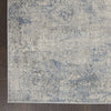 Rustic Textures RUS09 Ivory/Light Blue Area Rug by Nourison