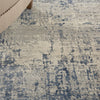 Rustic Textures RUS10 Ivory/Blue Area Rug by Nourison