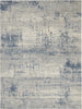Rustic Textures RUS10 Ivory/Blue Area Rug by Nourison