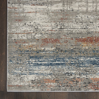 Nourison Rustic Textures RUS12 Grey/Multi Area Rug