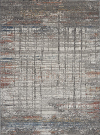 Nourison Rustic Textures RUS12 Grey/Multi Area Rug