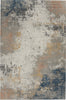 Nourison Rustic Textures RUS13 Grey/Blue Area Rug
